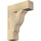 Ekena Millwork Funston Block Rough Sawn Bracket, Douglas Fir, 4"W x 14"D x 18"H BKT04X14X18FST05RDF - alternate 1